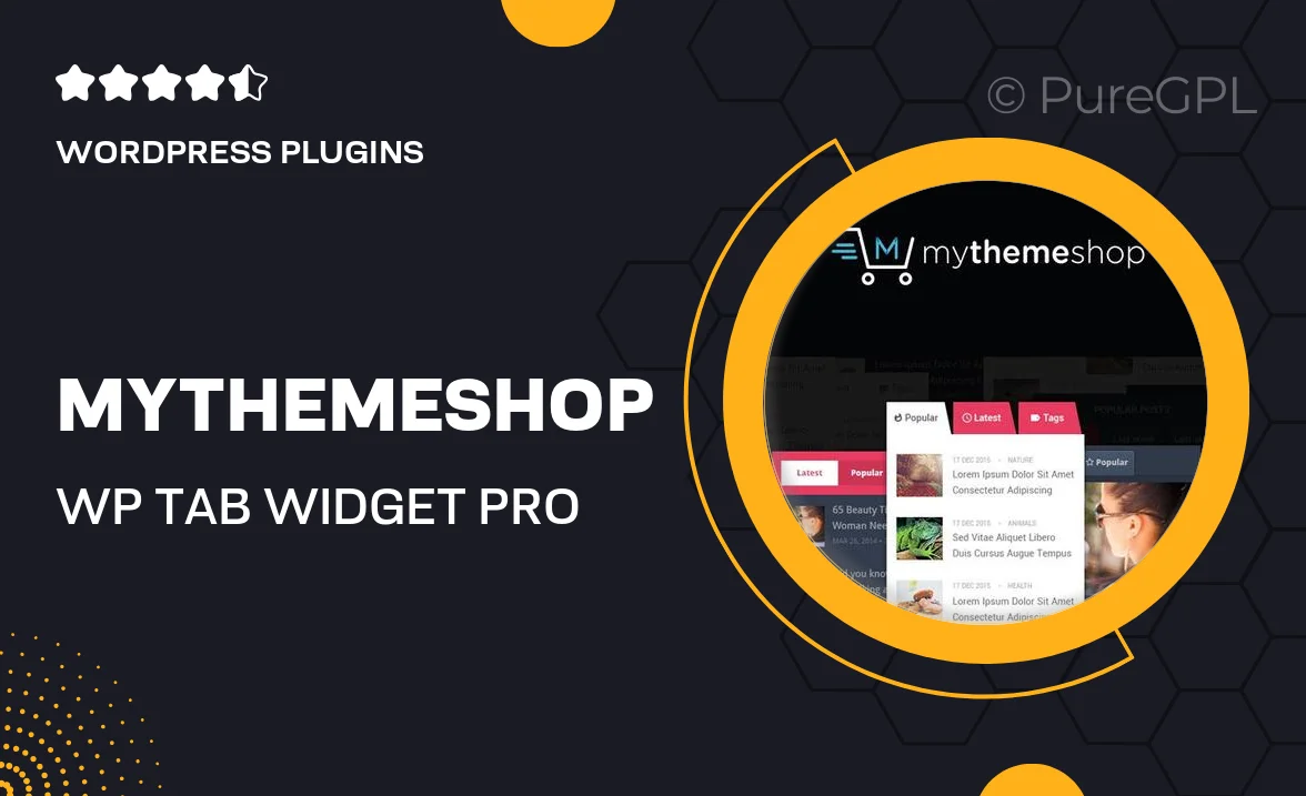 MyThemeShop WP Tab Widget Pro