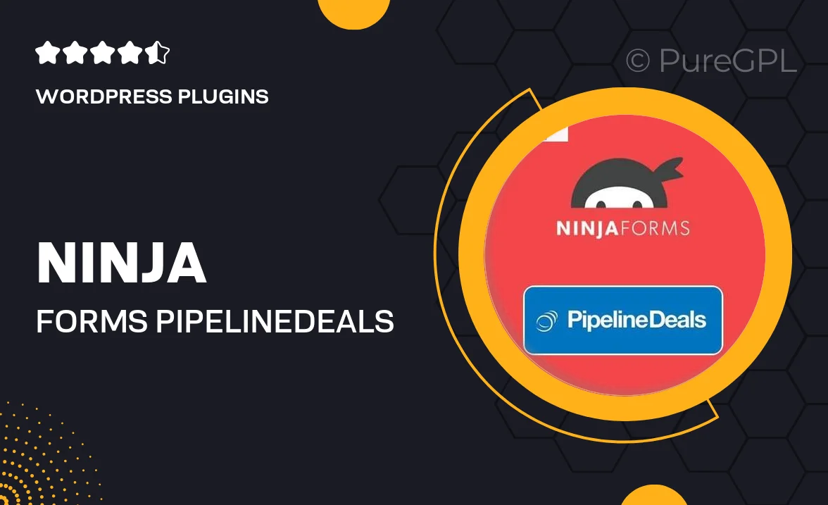 Ninja Forms PipelineDeals CRM