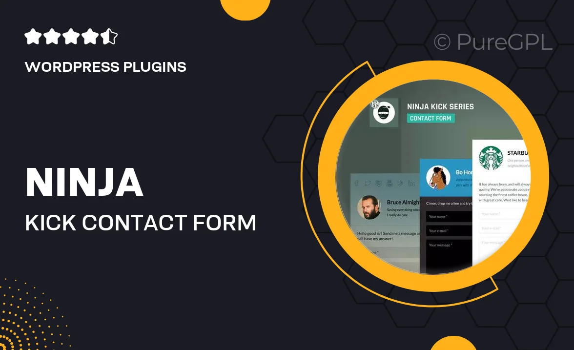 Ninja Kick Contact Form