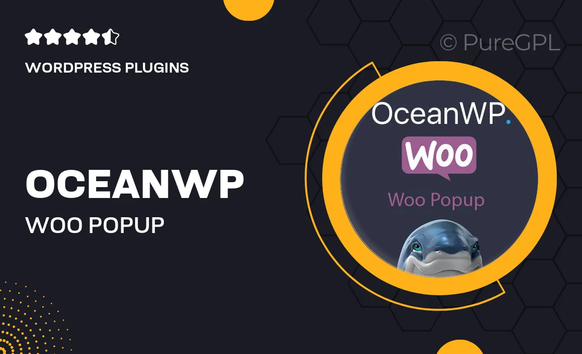 OceanWP Woo Popup