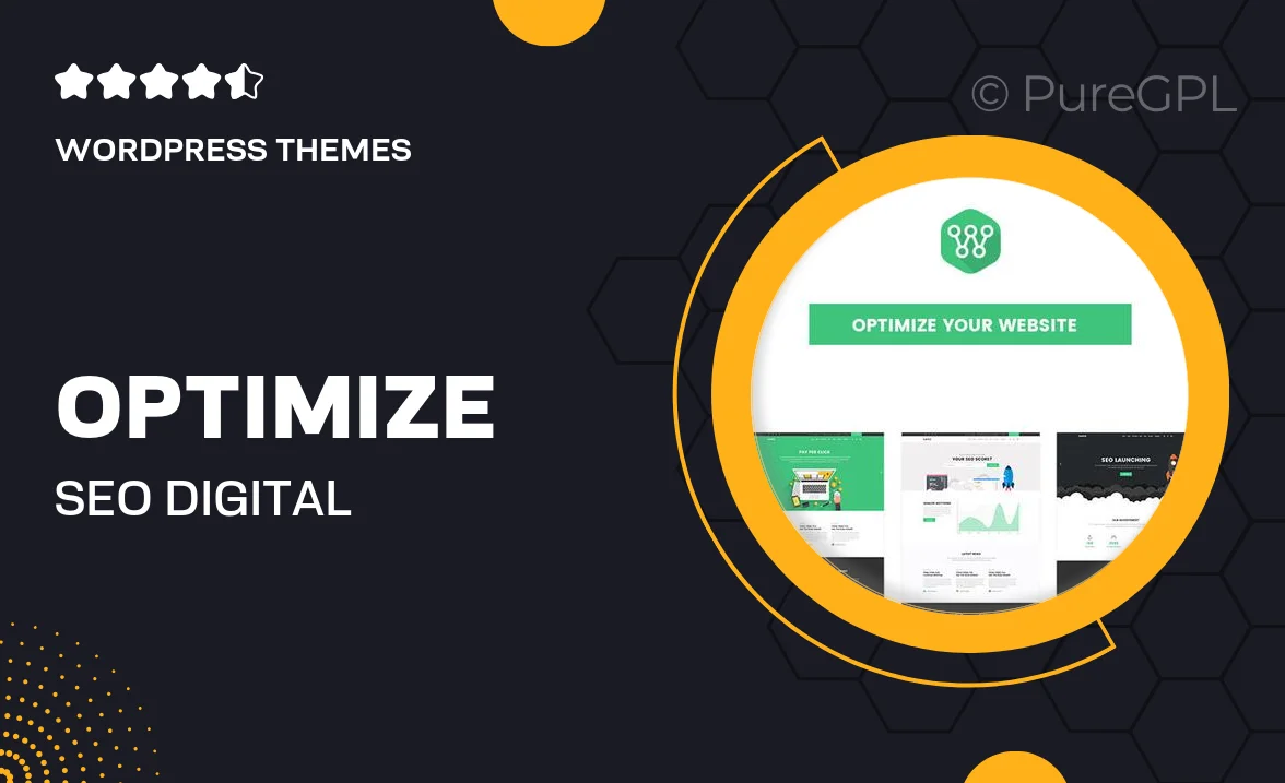 Optimize – SEO, Digital Marketing, Social Media Theme