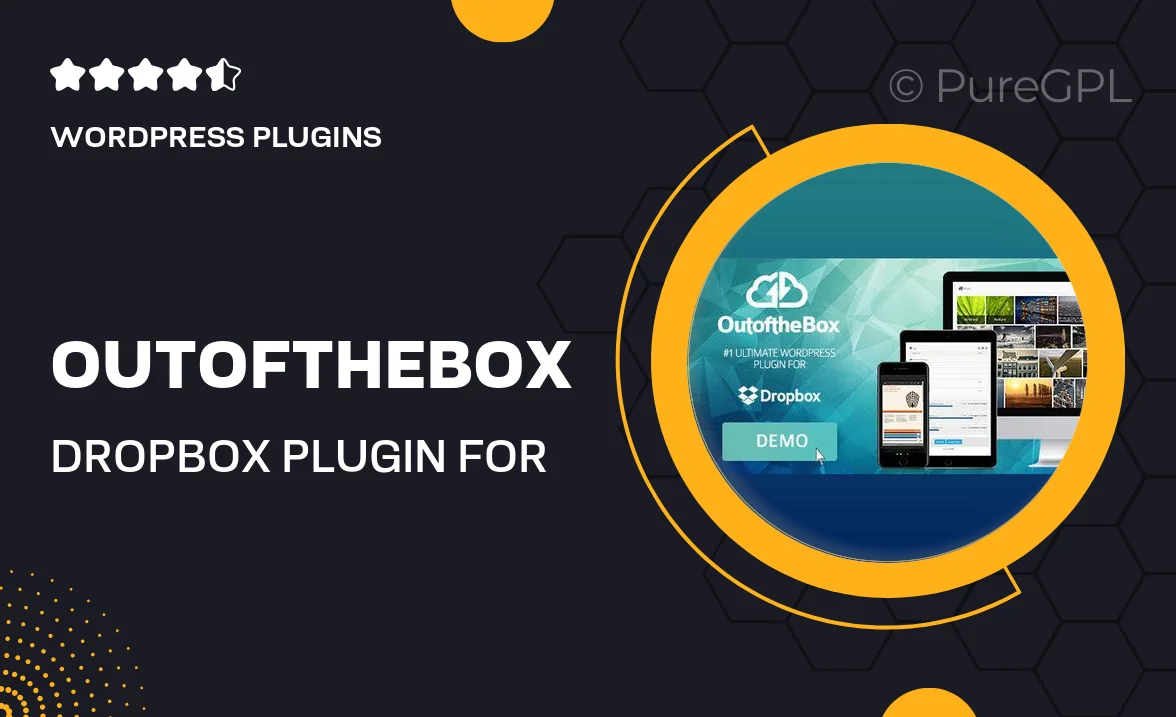 Out-of-the-Box | Dropbox plugin for WordPress