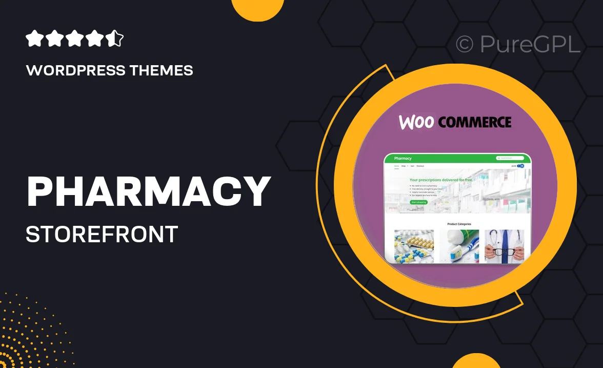 Pharmacy Storefront WooCommerce Theme