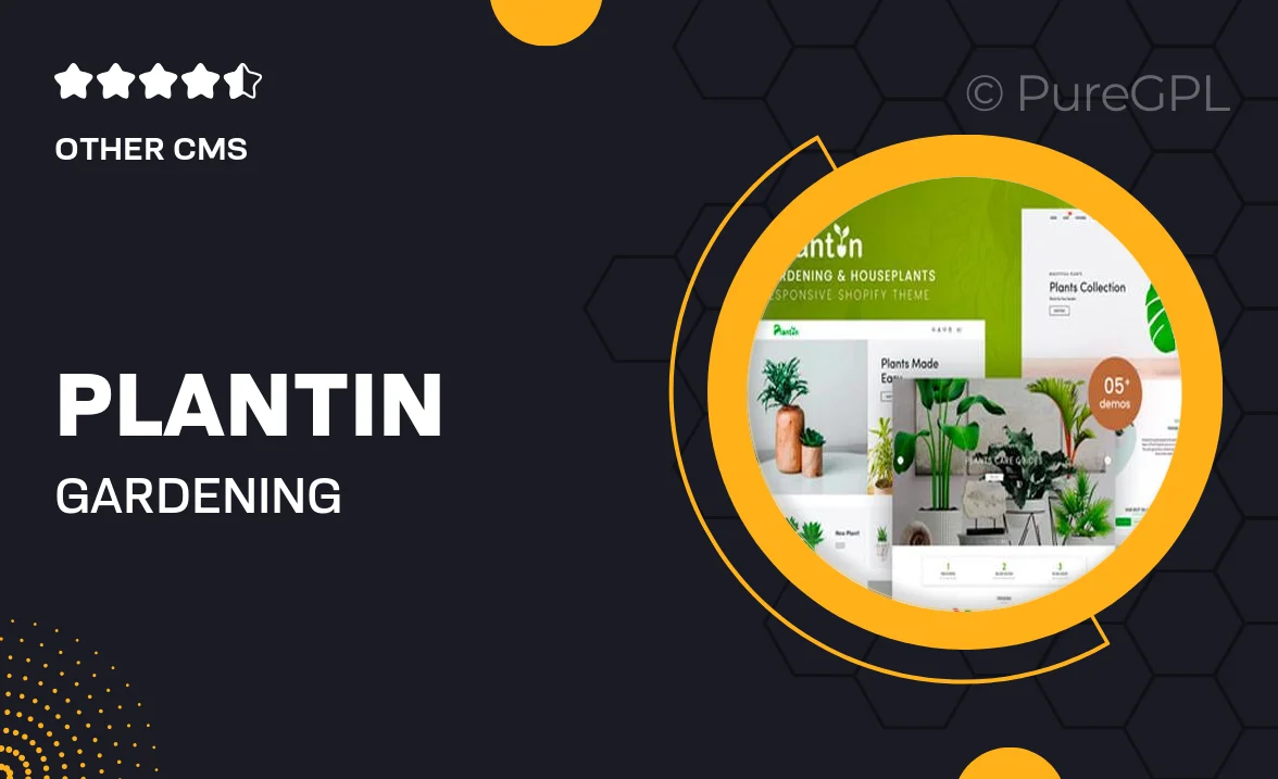 Plantin – Gardening & Houseplants Shopify Theme