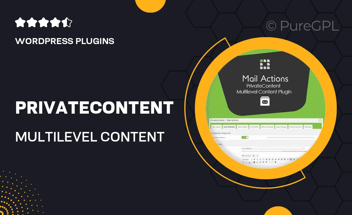 PrivateContent – Multilevel Content Plugin