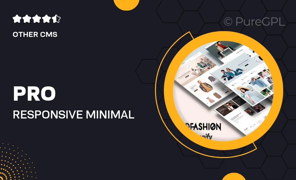 Pro – Responsive Minimal Shopify Theme OS 2.0