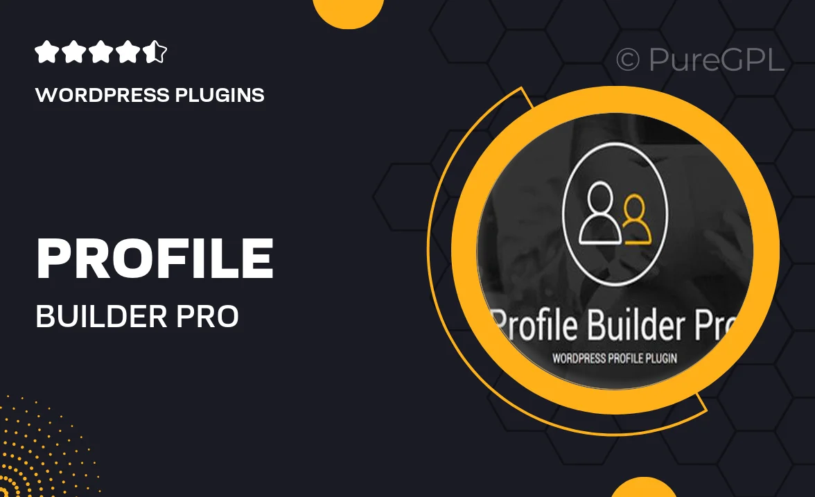 Profile Builder Pro