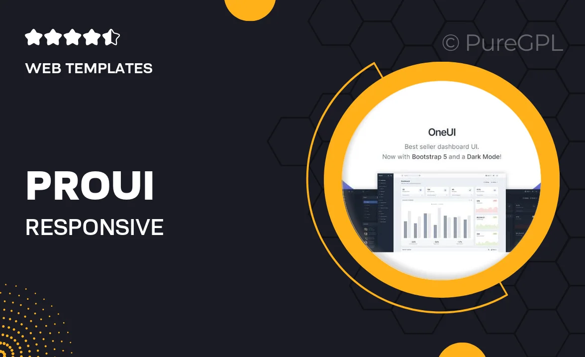 ProUI – Responsive Bootstrap Admin Template