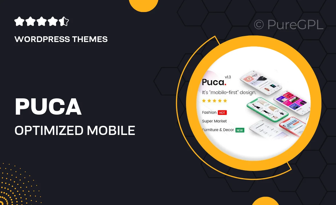 Puca – Optimized Mobile WooCommerce Theme