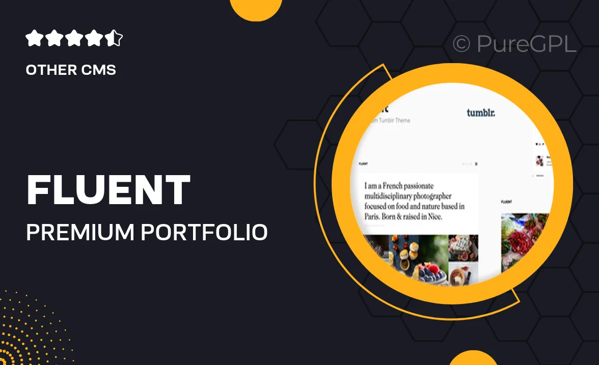 Fluent | Premium Portfolio Tumblr Theme