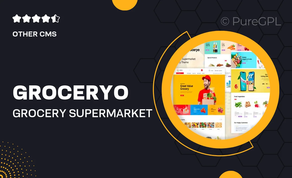 Groceryo – Grocery, Supermarket Shopify Theme