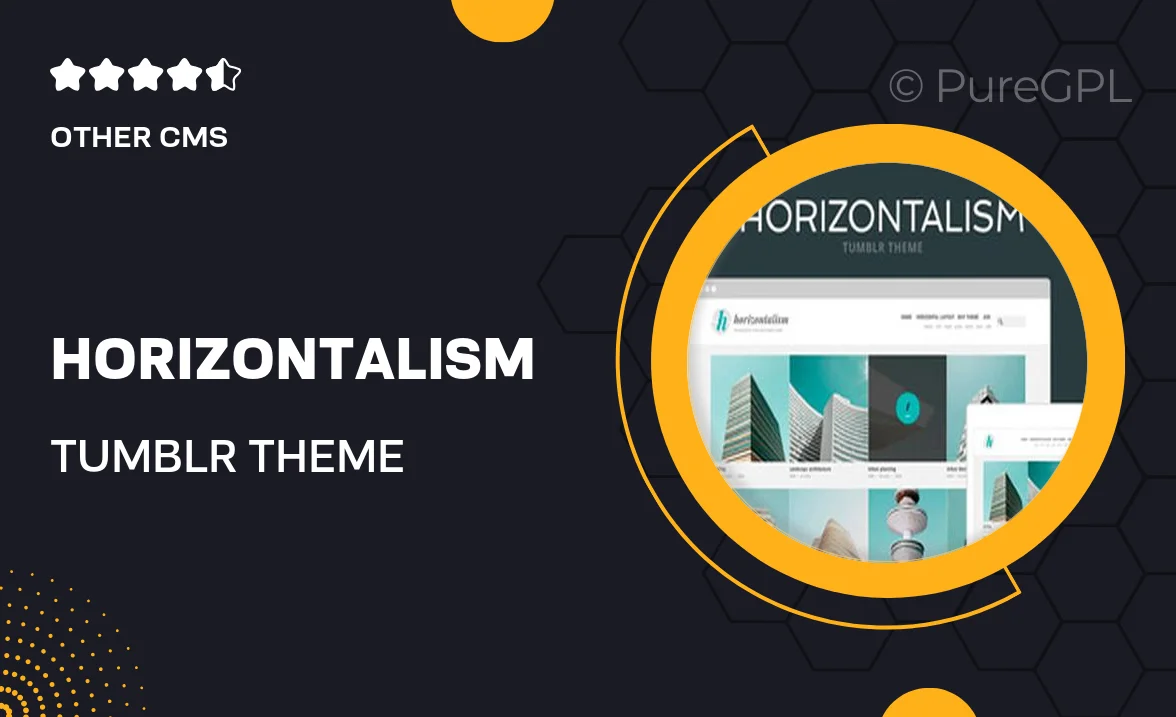 Horizontalism Tumblr Theme