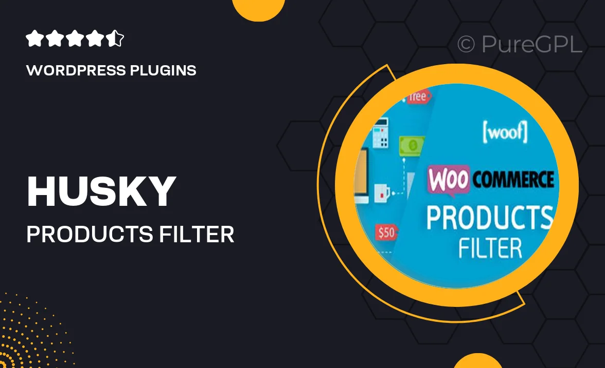 HUSKY – Products Filter Professional for WooCommerce