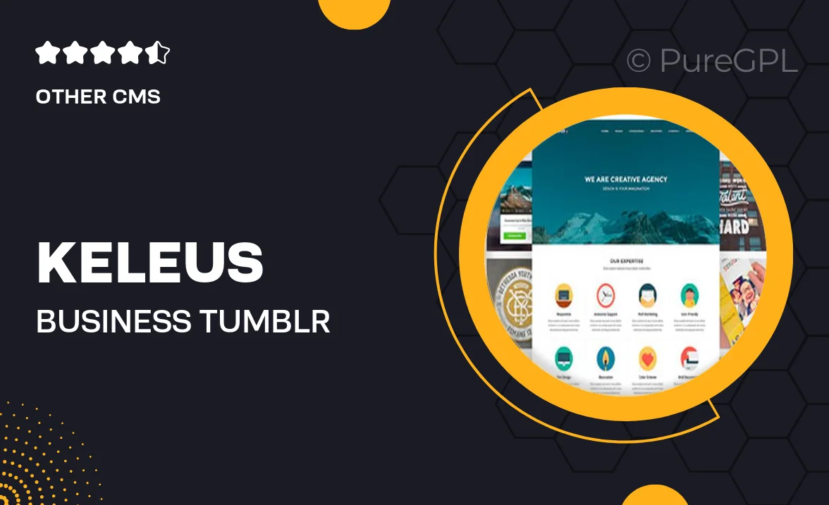 Keleus – Business Tumblr Theme