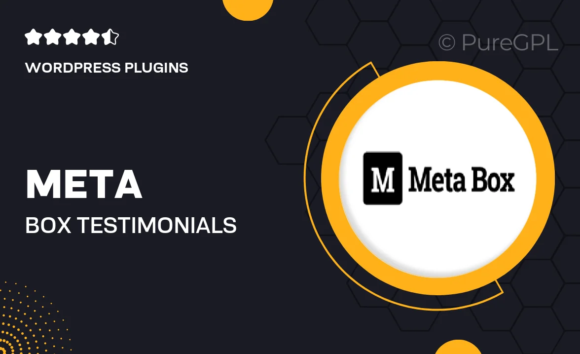 Meta box | Testimonials