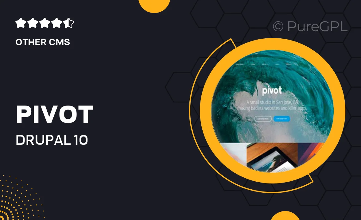 Pivot – Drupal 10 Multipurpose Theme with Paragraph Builder