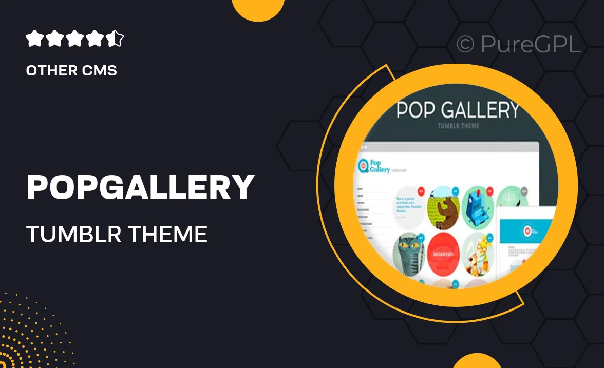 PopGallery Tumblr Theme