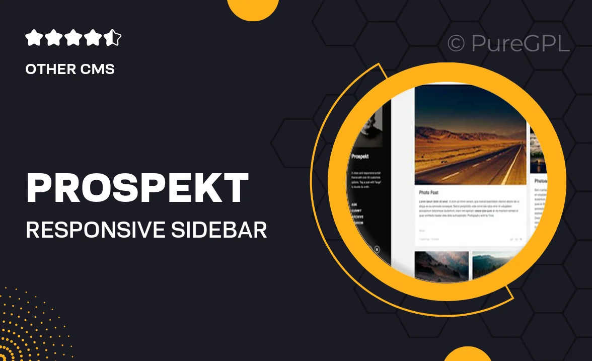 Prospekt – Responsive Sidebar Tumblr Theme