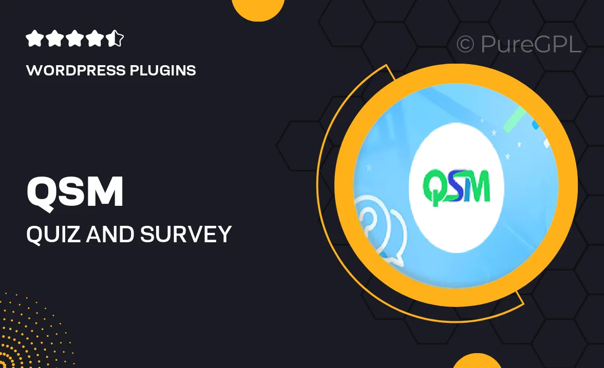 Qsm / quiz and survey master | Logic