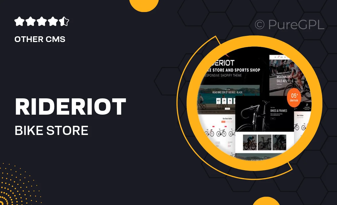 Rideriot – Bike Store Responsive Shopify Theme