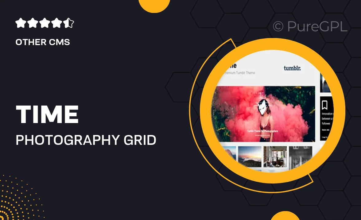 Time | Photography Grid Tumblr Theme