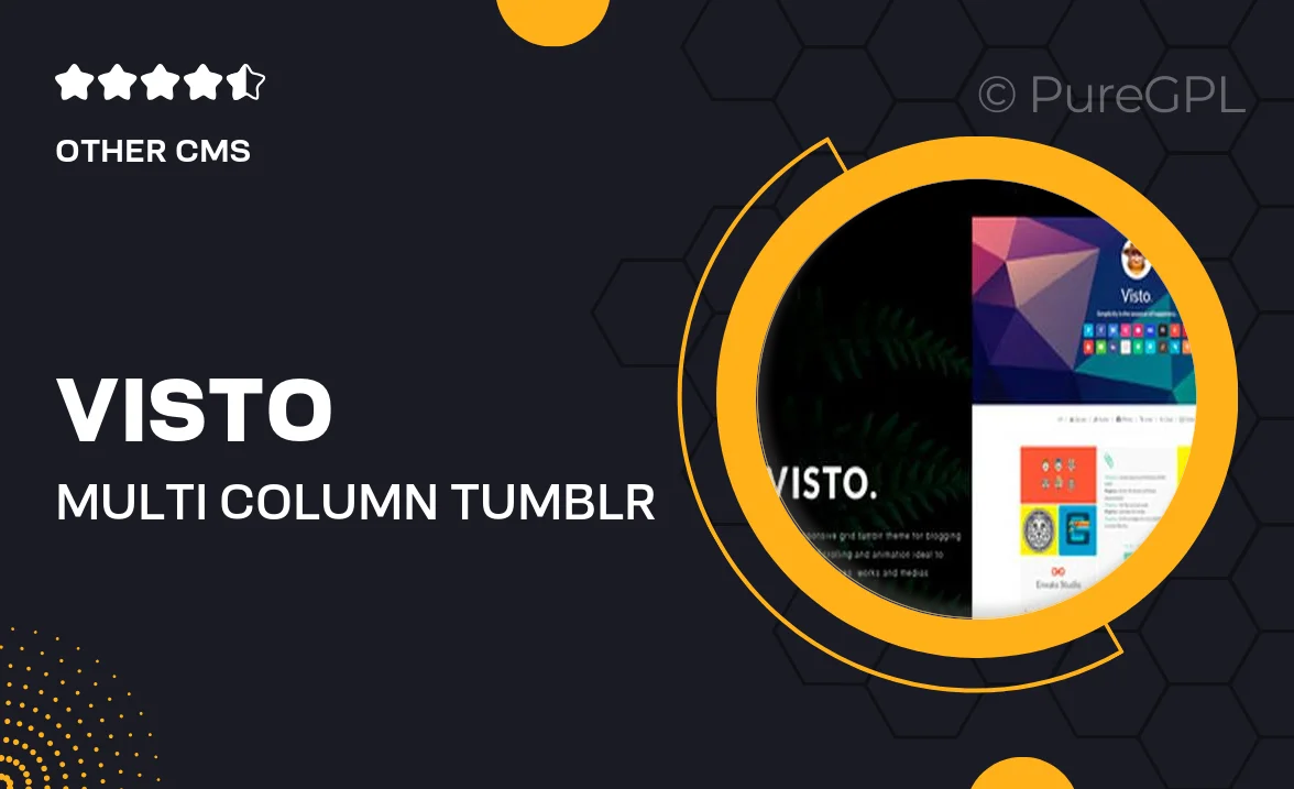 Visto – Multi Column Tumblr Theme