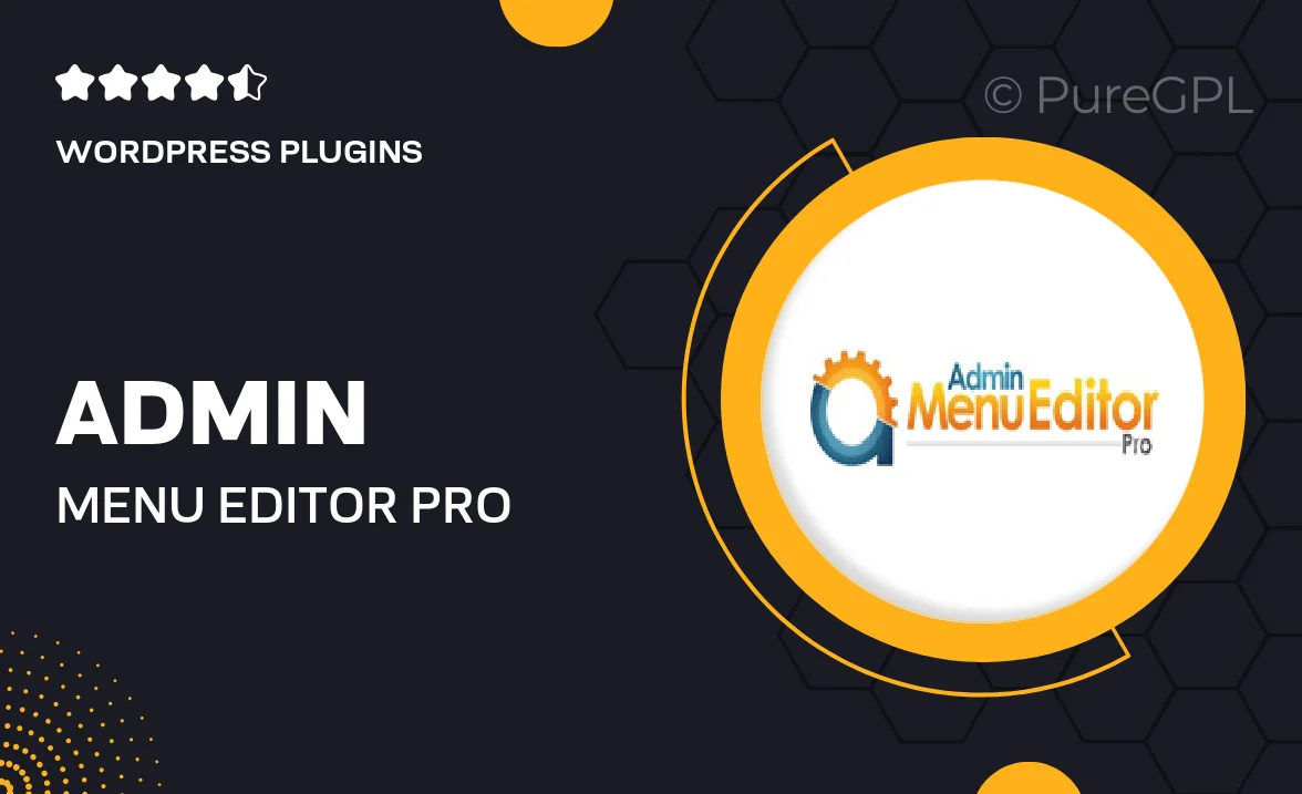 Admin Menu Editor Pro + Addons