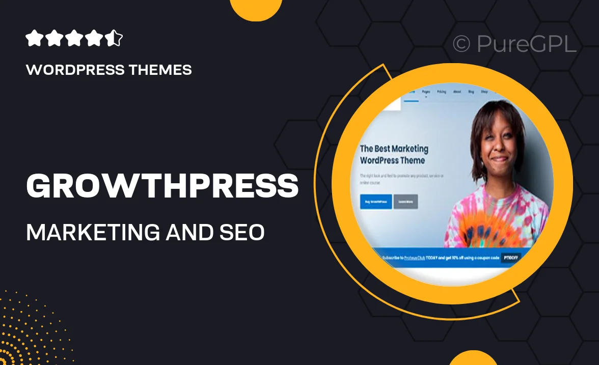 GrowthPress – Marketing and SEO WordPress Theme