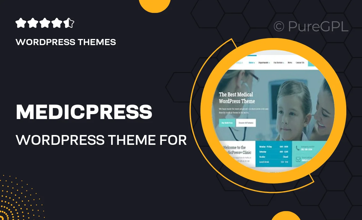 MedicPress – WordPress Theme for Doctors, Clinics and Hospitals