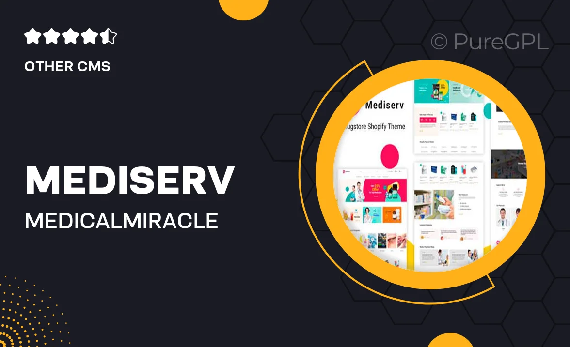 Mediserv – MedicalMiracle Drugstore Shopify Theme