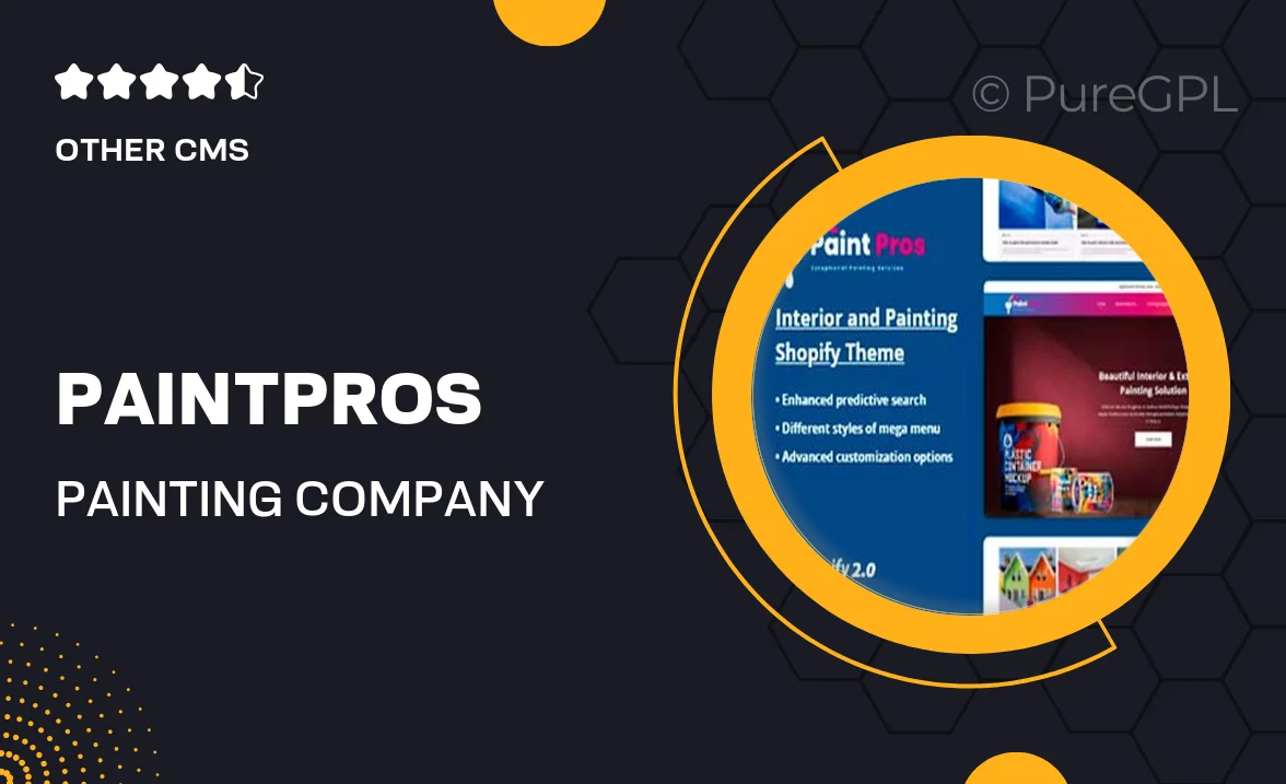 Paintpros – Painting Company Shopify Store