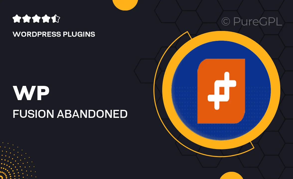 Wp fusion | Abandoned Cart