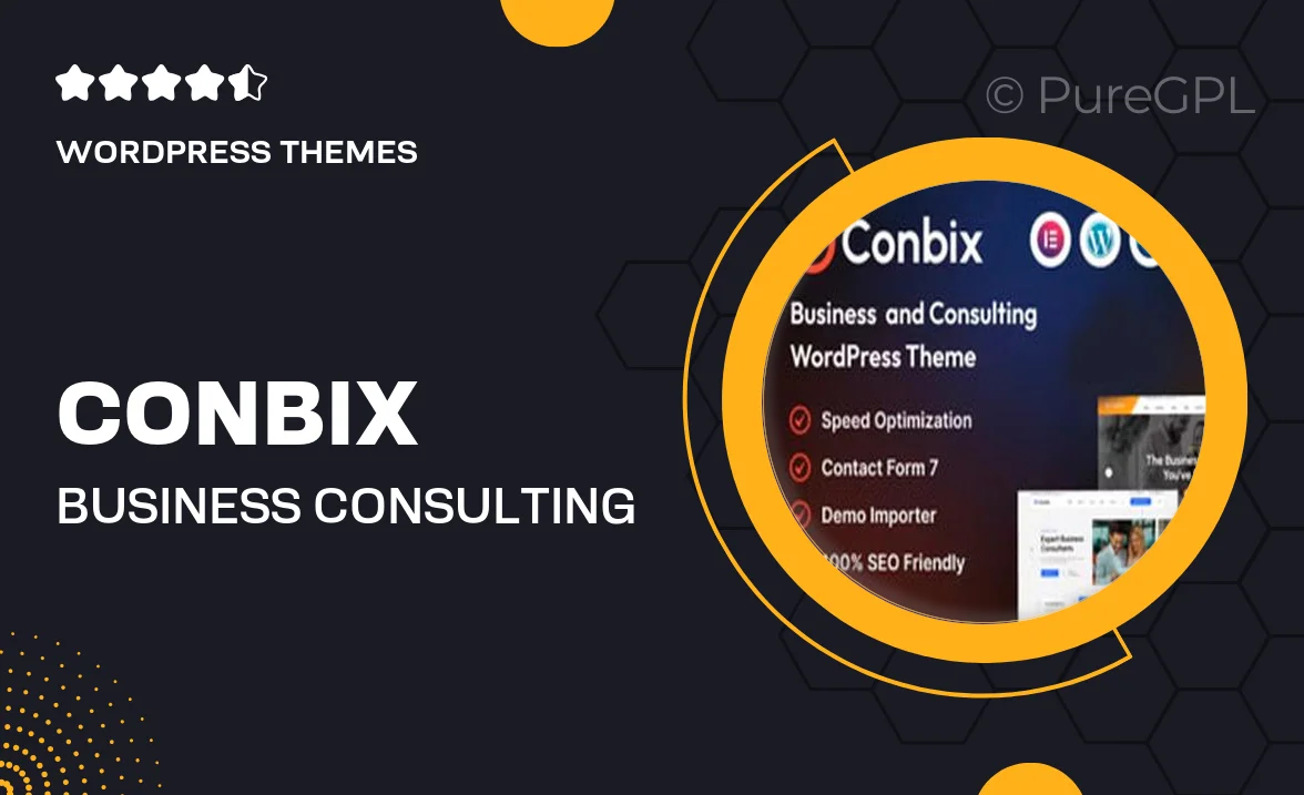 Conbix – Business Consulting WordPress Theme