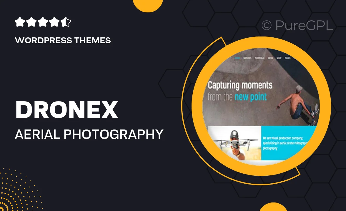 DroneX | Aerial Photography & Videography WordPress Theme