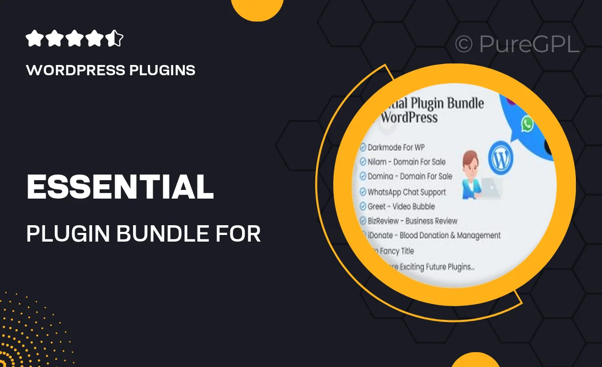 Essential Plugin Bundle for WordPress