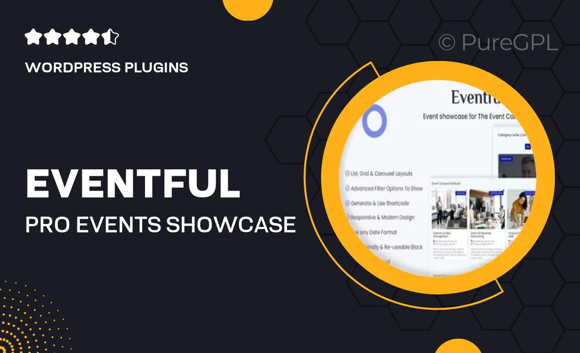 Eventful Pro – Events Showcase For The Events Calendar