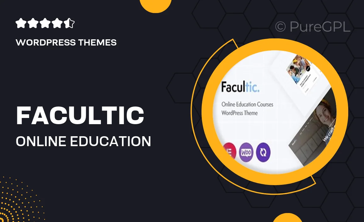 Facultic – Online Education Courses WordPress Theme