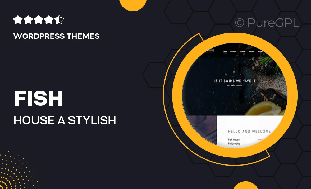 Fish House | A Stylish Seafood Restaurant / Cafe / Bar WordPress Theme