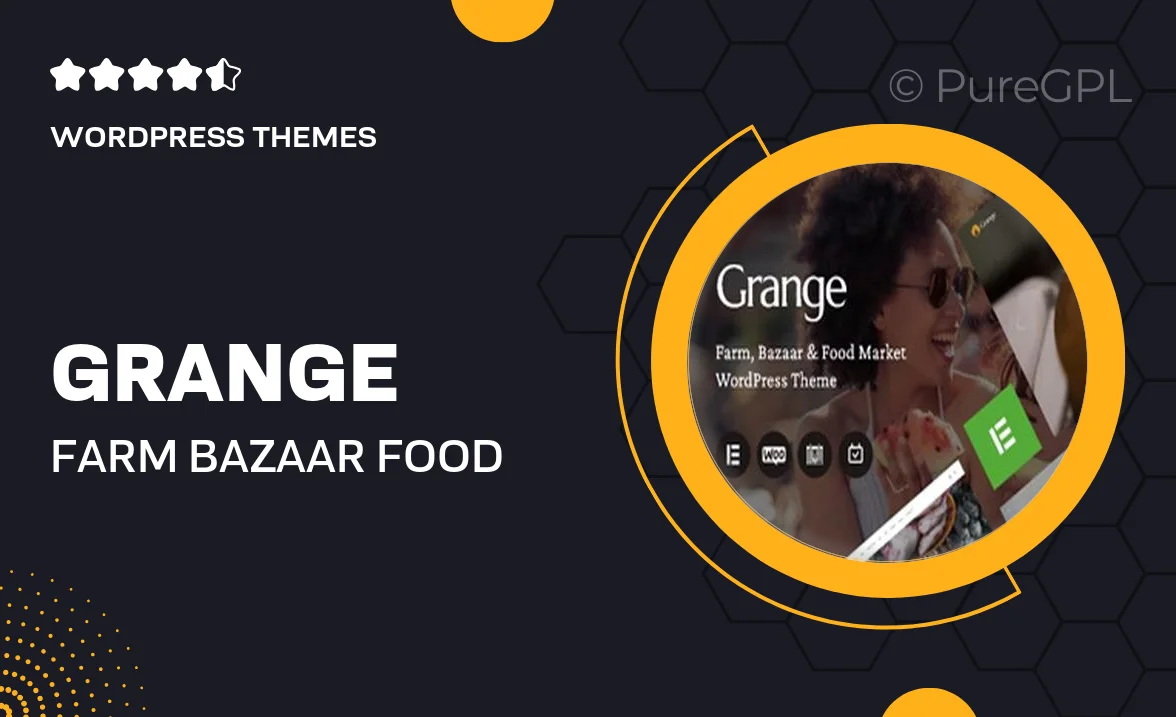 Grange – Farm, Bazaar & Food Market WordPress Theme