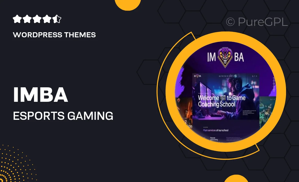 Imba — Esports & Gaming Coaching WordPress Theme