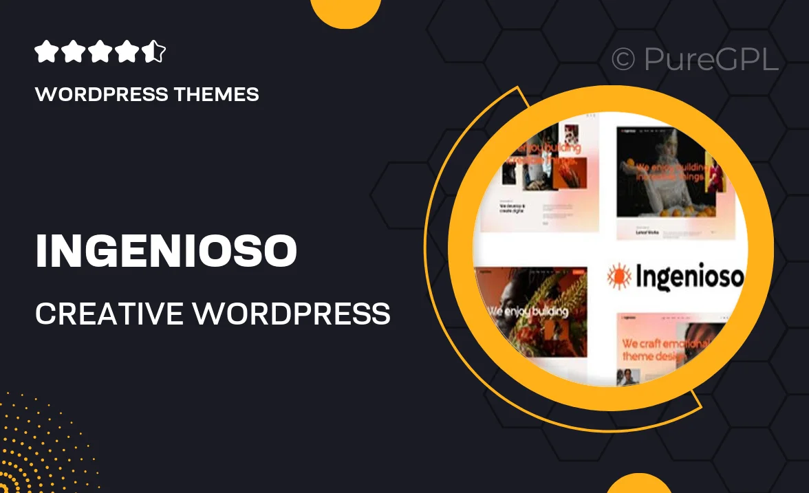 Ingenioso – Creative WordPress Theme