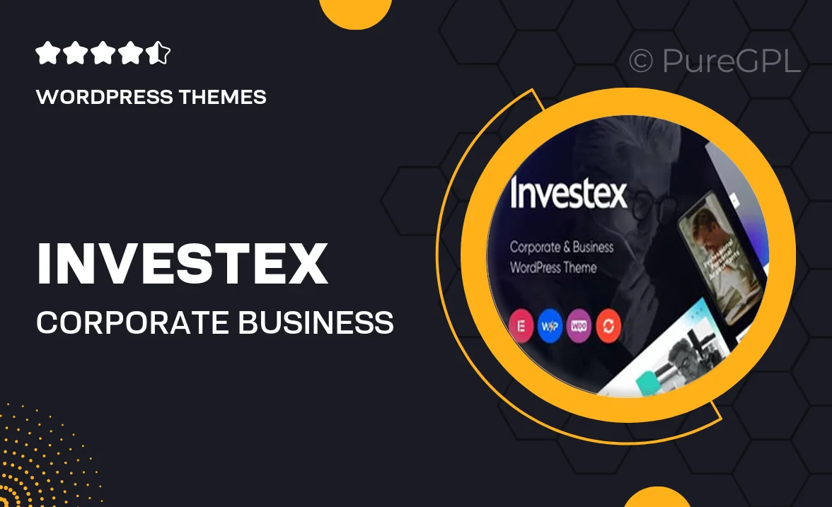 Investex – Corporate Business & Accounting WordPress Theme