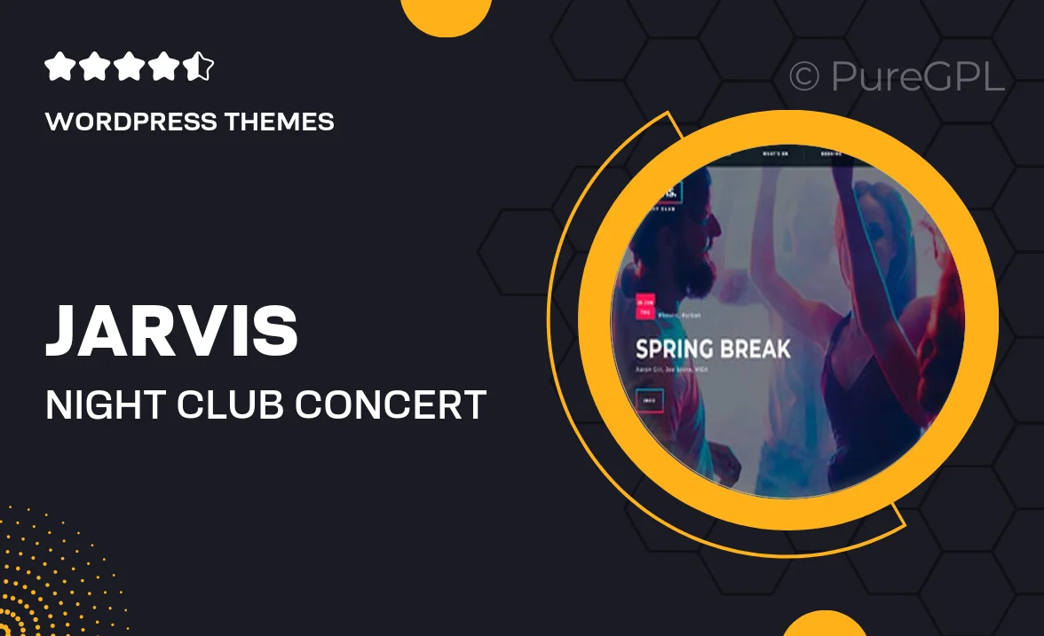 Jarvis – Night Club, Concert, Festival WordPress Theme