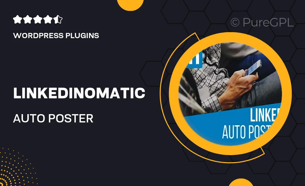 Linkedinomatic Auto Poster WordPress Plugin for LinkedIn