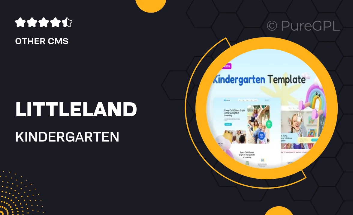 LittleLand – Kindergarten Elementor Pro Template Kit