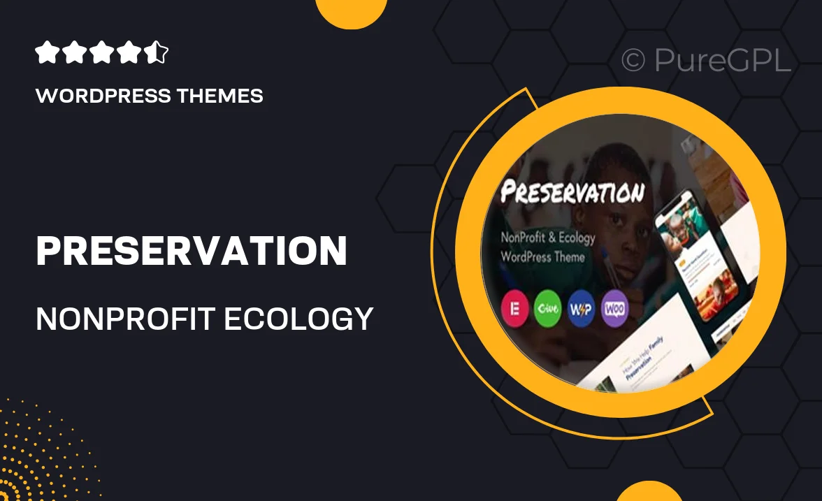 Preservation – NonProfit & Ecology WordPress Theme