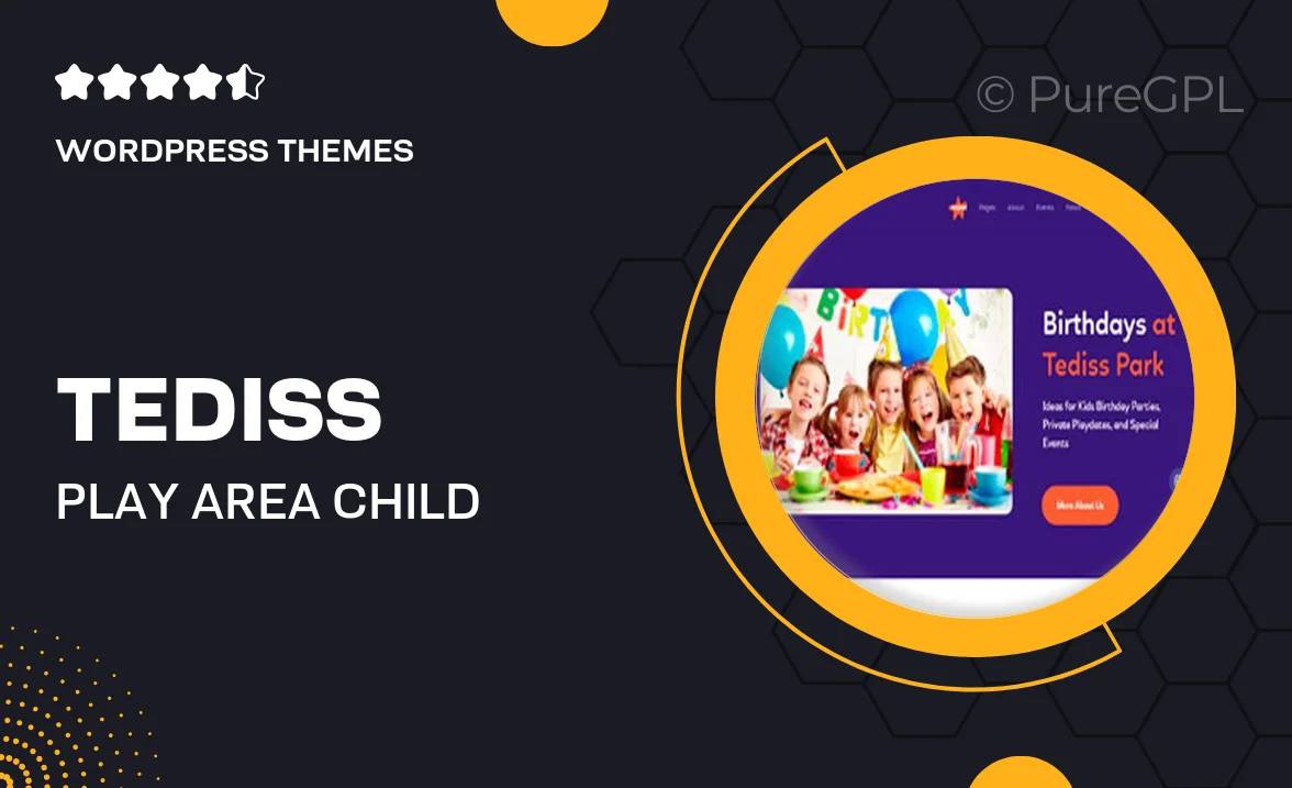 Tediss | Play Area & Child Care Center WordPress Theme