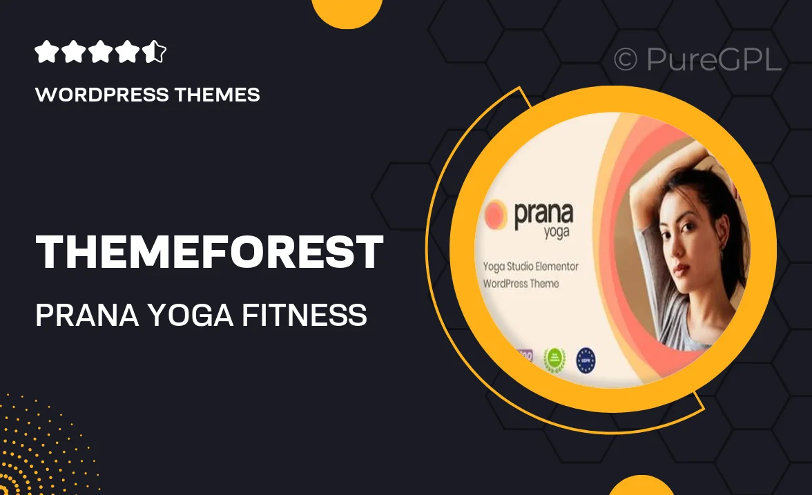 Themeforest | Prana Yoga – Fitness Theme