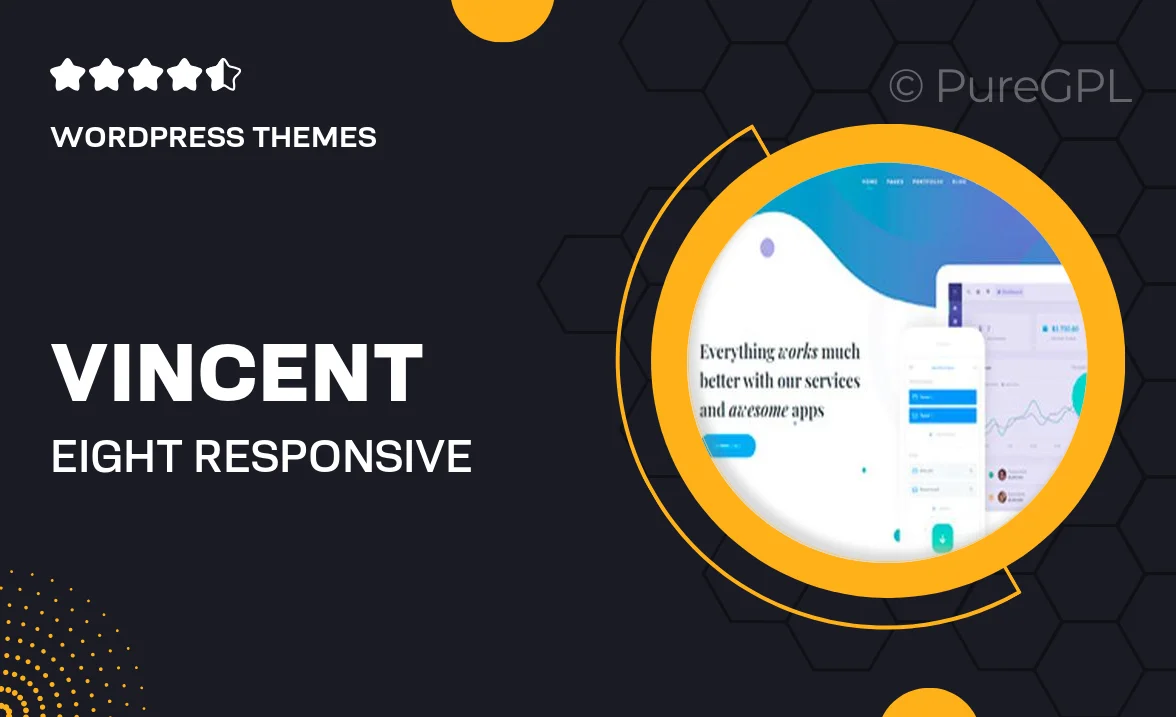 Vincent Eight | Responsive Multipurpose WordPress Theme