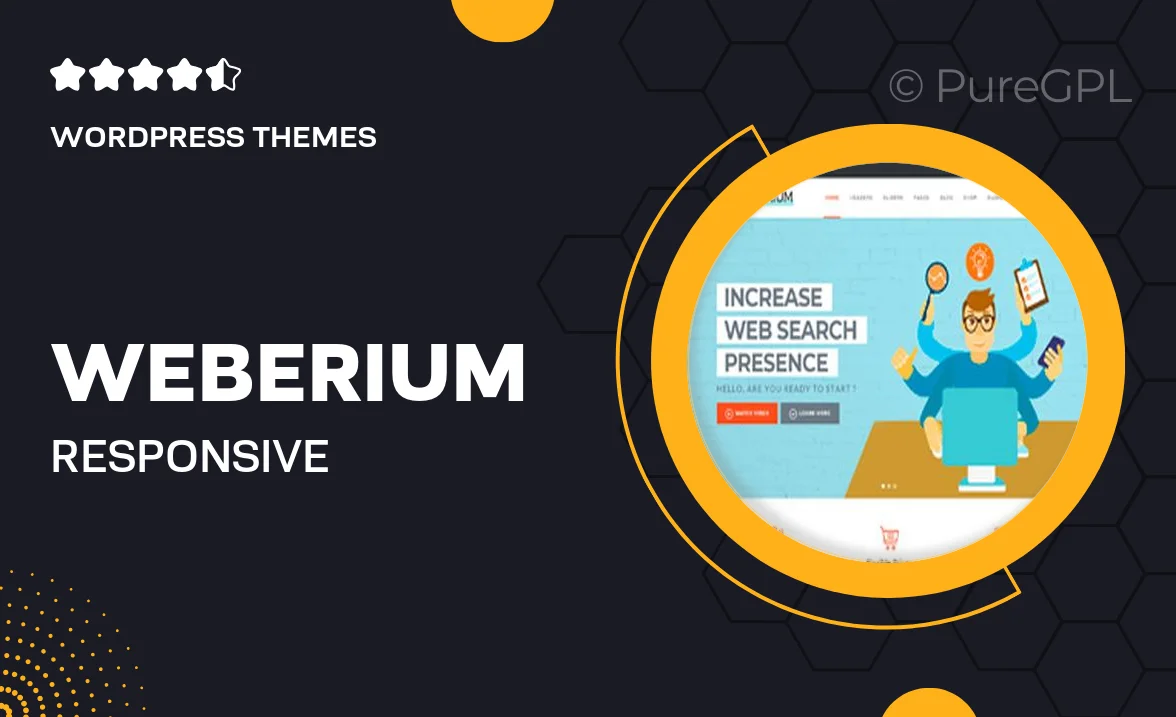 Weberium | Responsive WordPress Theme Tailored for Digital Agencies